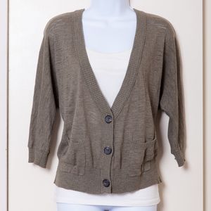 Deep V-neck Lightweight Cardigan